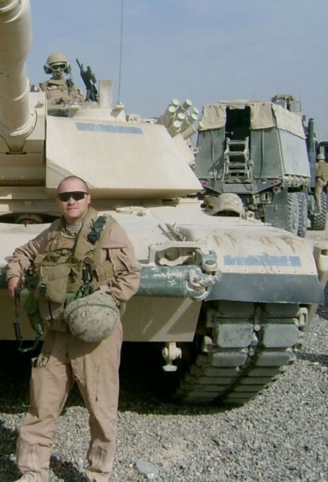 Lieutenant Colonel Rob Burton ’98 in Iraq